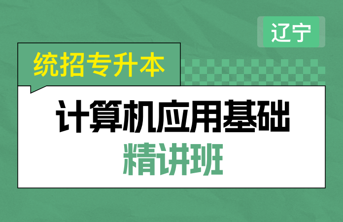 统招专升本计算机应用基础精讲班(辽宁)